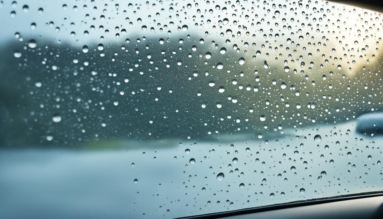 Condensation inside car when parked.