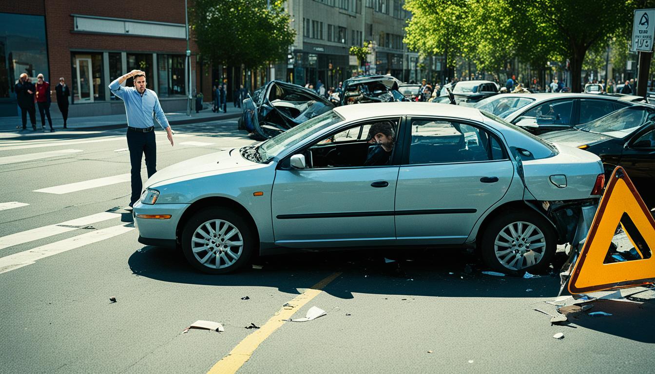 Who is responsible if you hit an illegally parked car?